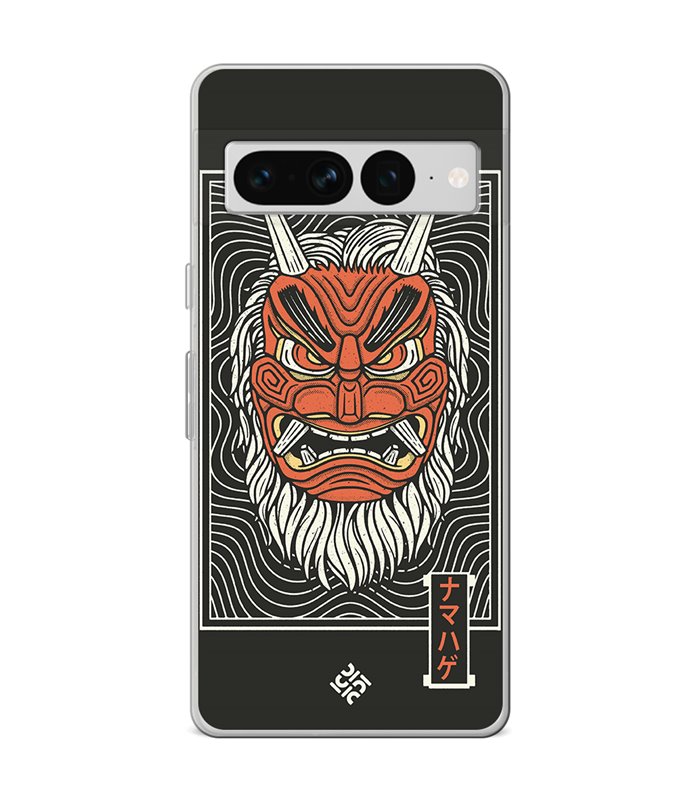 Funda para [ Google Pixel 7 Pro ] Dibujo Japones [ Demonio Namahage Japones ] de Silicona Flexible