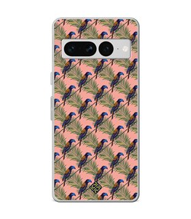 Funda para [ Google Pixel 7 Pro ] Dibujo Mascotas [ Estampado Tropical - Pájaro de Madagascar ] 