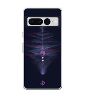 Funda para [ Google Pixel 7 Pro ] Diseño Música [ Dibujo Abstracto Música ] de Silicona Flexible