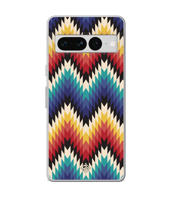 Funda para [ Google Pixel 7 Pro ] Dibujo Tendencias [ Patron Geométrico ] de Silicona Flexible