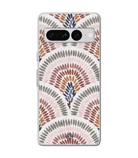 Funda para [ Google Pixel 7 Pro ] Dibujo Tendencias [ Diseño Mosaico ] de Silicona Flexible para Smartphone 