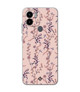 Funda para [ Xiaomi Redmi A1 Plus ] Dibujo Botánico [ Motivos botánico de varios tipos de flores ] de Silicona Flexible