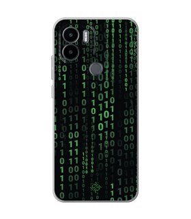 Funda para [ Xiaomi Redmi A1 Plus ] Cine Fantástico [ Números Binarios Matrix ] de Silicona Flexible para Smartphone