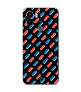 Funda para [ Xiaomi Redmi A1 Plus ] Cine Fantástico [ Pildora Roja y Azul ] de Silicona Flexible para Smartphone