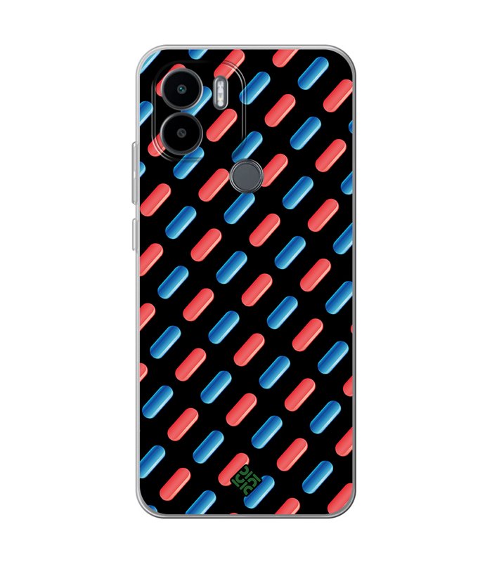 Funda para [ Xiaomi Redmi A1 Plus ] Cine Fantástico [ Pildora Roja y Azul ] de Silicona Flexible para Smartphone