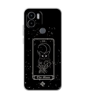 Funda para [ Xiaomi Redmi A1 Plus ] Dibujo Esotérico [ Carta del Tarot - The Moon ] de Silicona Flexible