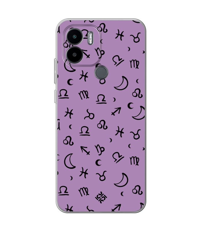 Funda para [ Xiaomi Redmi A1 Plus ] Dibujo Esotérico [ 12 Signos del Zodiaco ] de Silicona Flexible para Smartphone