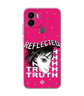 Funda para [ Xiaomi Redmi A1 Plus ] Dibujos Frikis [ Chica Manga Reflected Truth ] de Silicona Flexible para Smartphone