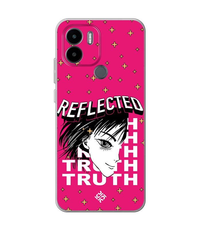 Funda para [ Xiaomi Redmi A1 Plus ] Dibujos Frikis [ Chica Manga Reflected Truth ] de Silicona Flexible para Smartphone