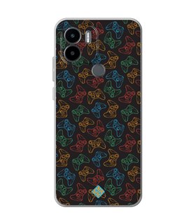 Funda para [ Xiaomi Redmi A1 Plus ] Dibujo Gamers [ Mandos Xbox ] de Silicona Flexible para Smartphone 