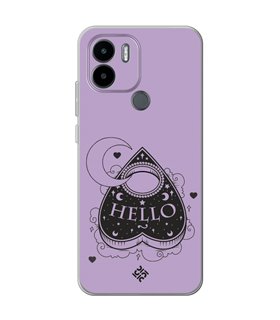 Funda para [ Xiaomi Redmi A1 Plus ] Dibujo Gotico [ Dieza de la Ouija - Hello ] de Silicona Flexible