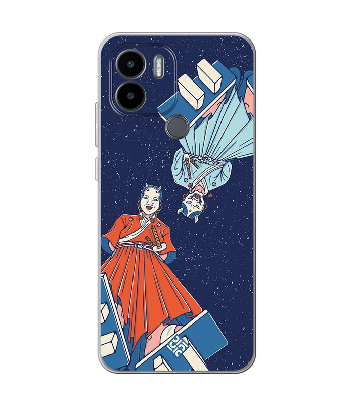 Funda para [ Xiaomi Redmi A1 Plus ] Dibujo Japones [ Los dioses Japoneses Desde Arriba ] de Silicona