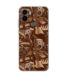 Funda para [ Xiaomi Redmi A1 Plus ] Diseño Música [ Ilustración Instrumentos Musicales - Arte musical ] 