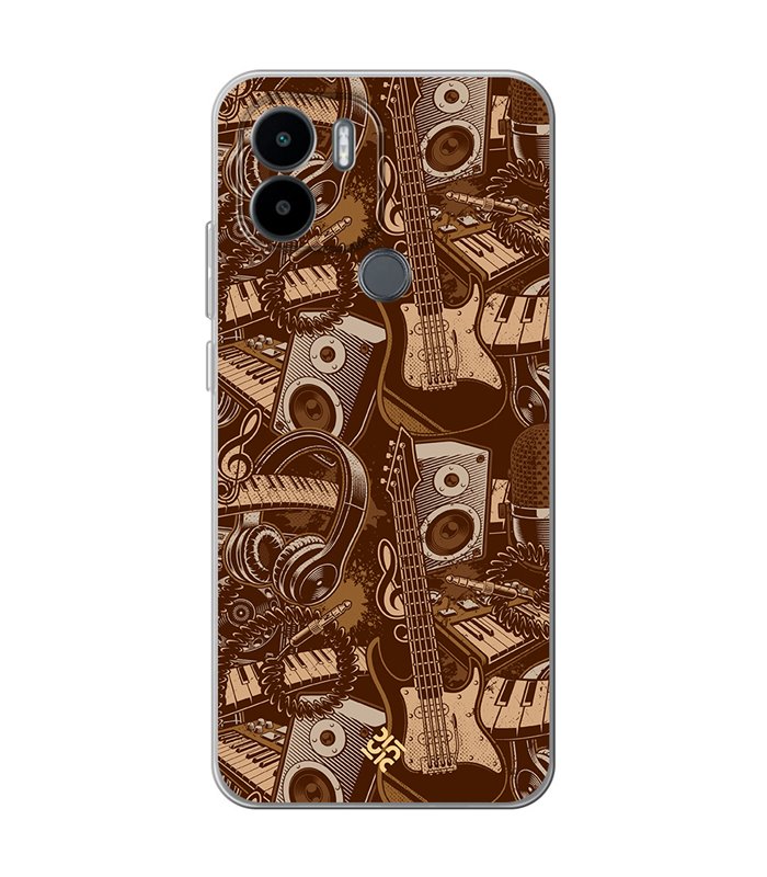 Funda para [ Xiaomi Redmi A1 Plus ] Diseño Música [ Ilustración Instrumentos Musicales - Arte musical ] 