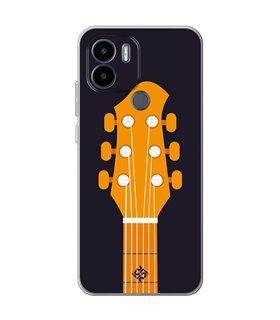 Funda para [ Xiaomi Redmi A1 Plus ] Diseño Música [ Mástil y Pala de Guitarra ] de Silicona Flexible