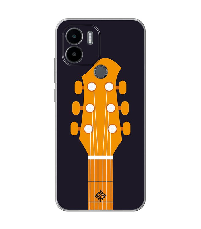 Funda para [ Xiaomi Redmi A1 Plus ] Diseño Música [ Mástil y Pala de Guitarra ] de Silicona Flexible