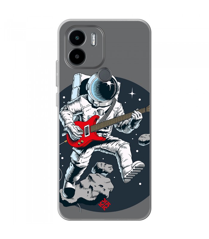 Funda para [ Xiaomi Redmi A1 Plus ] Diseño Música [ Guitarrista Espacial ] de Silicona Flexible