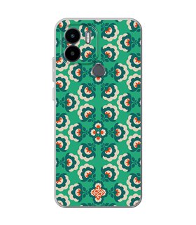 Funda para [ Xiaomi Redmi A1 Plus ] Dibujos Retro [ Algodones Verdes - Caleidoscopio ] de Silicona