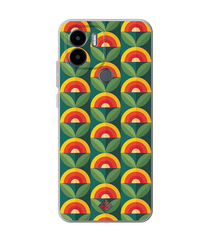 Funda para [ Xiaomi Redmi A1 Plus ] Dibujos Retro [ Diseño Flor - Retro ] de Silicona Flexible