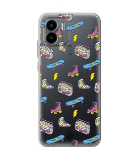 Funda para [ Xiaomi Redmi A1 Plus ] Dibujo Tendencias [ Skate Patines Años 90 ] de Silicona