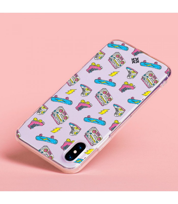 Funda para [ Xiaomi Redmi A1 Plus ] Dibujo Tendencias [ Skate Patines Años 90 ] de Silicona