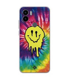 Funda para [ Xiaomi Redmi A1 Plus ] Dibujo Tendencias [ Sonrisa Smile Swirl Abstracto ] de Silicona