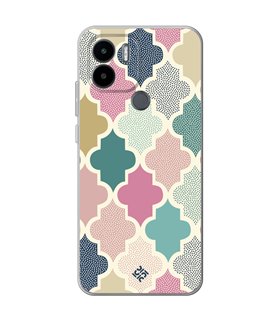 Funda para [ Xiaomi Redmi A1 Plus ] Dibujo Tendencias [ Diseño Azulejos de Colores ] de Silicona Flexible para Smartphone