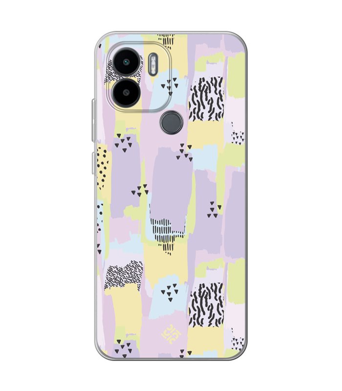 Funda para [ Xiaomi Redmi A1 Plus ] Dibujo Tendencias [ Patron Pinceladas Coloridas Con Estampado ] de Silicona Flexible