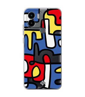 Funda para [ Xiaomi Redmi A1 Plus ] Dibujo Auténtico [ Impresión Moderna de Arte Minimalista ] de Silicona Flexible