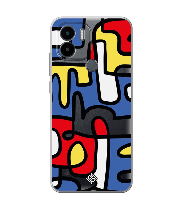 Funda para [ Xiaomi Redmi A1 Plus ] Dibujo Auténtico [ Impresión Moderna de Arte Minimalista ] de Silicona Flexible