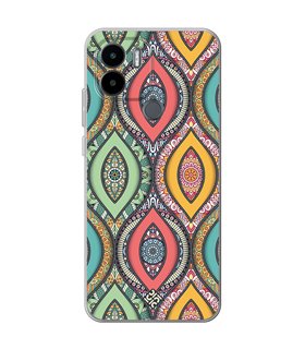 Funda para [ Xiaomi Redmi A1 Plus ] Dibujo Auténtico [ Ojo de Hamsa Mandala ] de Silicona Flexible