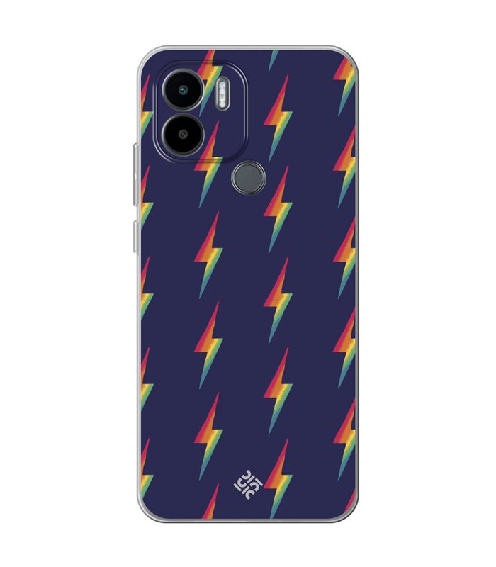 Funda para [ Xiaomi Redmi A1 Plus ] Dibujo Auténtico [ Rayos de Colores ] de Silicona Flexible