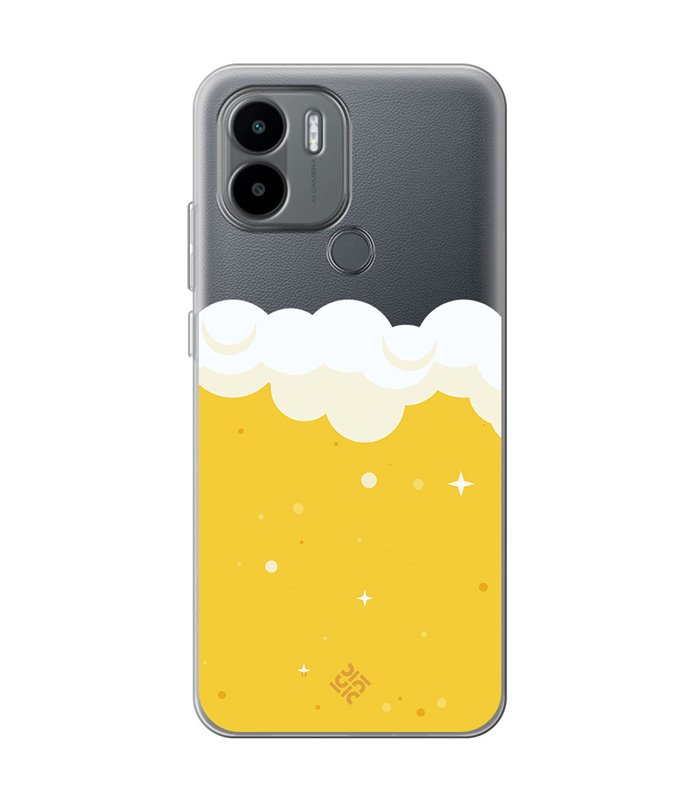 Funda para [ Xiaomi Redmi A1 Plus ] Dibujo Auténtico [ Cerveza ] de Silicona Flexible para Smartphone 