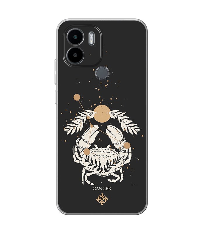 Funda para [ Xiaomi Redmi A1 Plus ] Dibujo Zodiaco [ Signo Zodiacal - Cancer ] de Silicona Flexible para Smartphone 