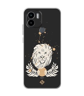 Funda para [ Xiaomi Redmi A1 Plus ] Dibujo Zodiaco [ Signo Zodiacal - Leo ] de Silicona Flexible para Smartphone 