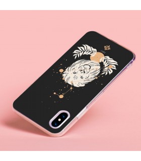 Funda para [ Xiaomi Redmi A1 Plus ] Dibujo Zodiaco [ Signo Zodiacal - Leo ] de Silicona Flexible para Smartphone 