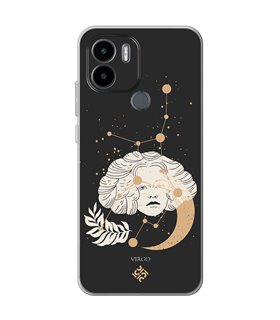 Funda para [ Xiaomi Redmi A1 Plus ] Dibujo Zodiaco [ Signo Zodiacal - Virgo ] de Silicona Flexible para Smartphone 