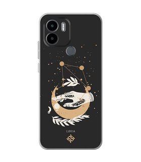 Funda para [ Xiaomi Redmi A1 Plus ] Dibujo Zodiaco [ Signo Zodiacal - Libra ] de Silicona Flexible para Smartphone 