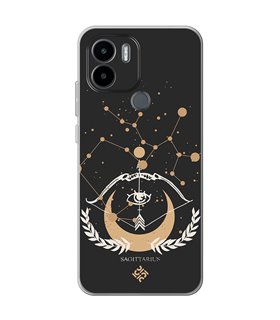 Funda para [ Xiaomi Redmi A1 Plus ] Dibujo Zodiaco [ Signo Zodiacal - Sagitario ] de Silicona Flexible para Smartphone 