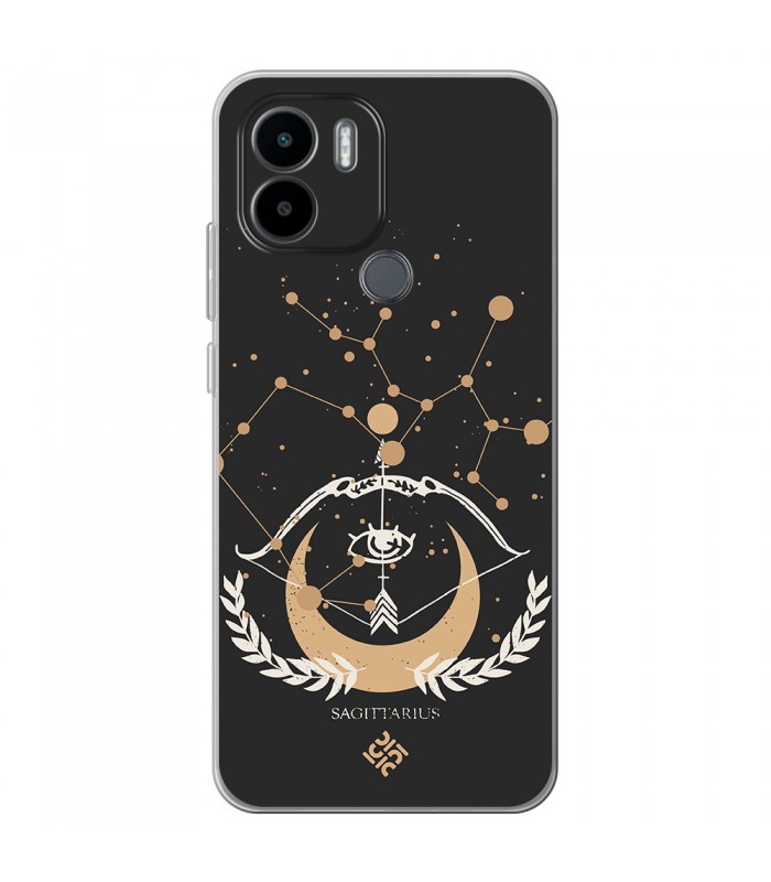 Funda para [ Xiaomi Redmi A1 Plus ] Dibujo Zodiaco [ Signo Zodiacal - Sagitario ] de Silicona Flexible para Smartphone 