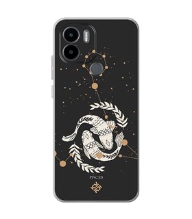 Funda para [ Xiaomi Redmi A1 Plus ] Dibujo Zodiaco [ Signo zodiacal - Picis ] de Silicona Flexible para Smartphone 