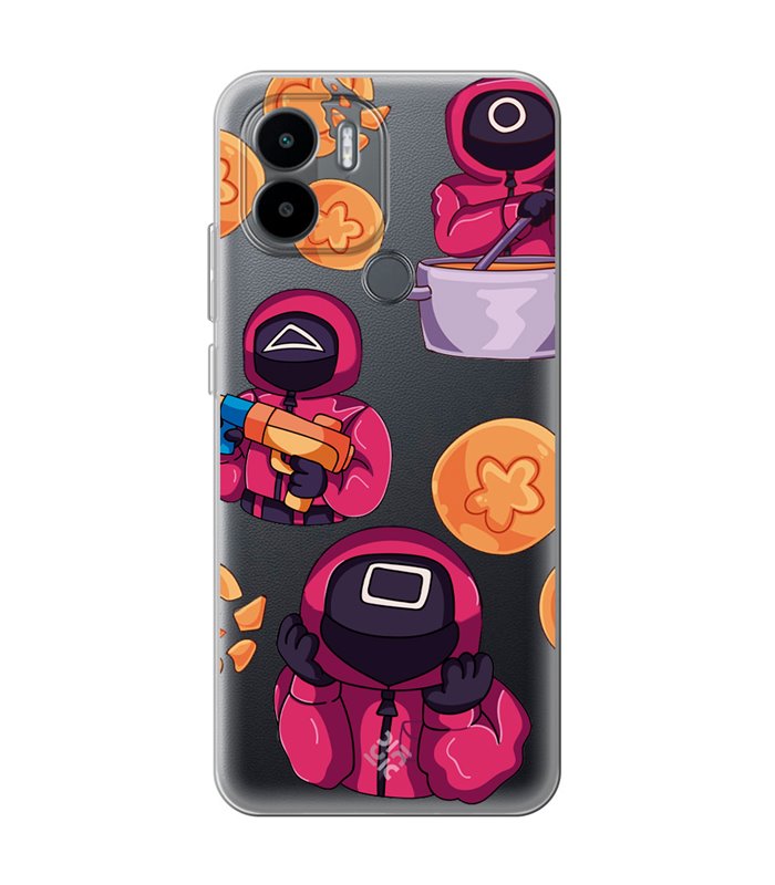 Funda para [ Xiaomi Redmi A1 Plus ] Squid Game [Guardias] de Silicona Flexible para Smartphone 