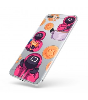 Funda para [ Xiaomi Redmi A1 Plus ] Squid Game [Guardias] de Silicona Flexible para Smartphone 