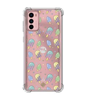 Funda Antigolpe [ Motorola Moto G42 ] Dibujo Auténtico [ Polos ] Esquina Reforzada Silicona 1.5mm Transparente