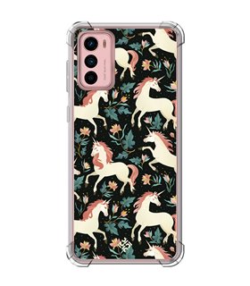 Funda Antigolpe [ Motorola Moto G42 ] Dibujo Cute [ Fantasia de Unicornios ] Esquina Reforzada Silicona 1.5