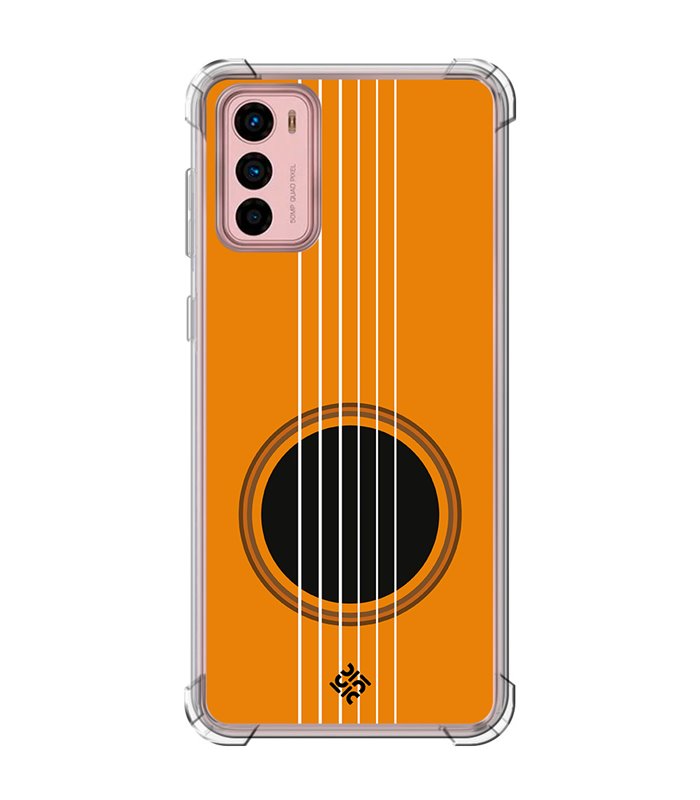 Funda Antigolpe [ Motorola Moto G42 ] Diseño Música [ Caja de Resonancia Guitarra ] Esquina Reforzada Silicona 1.5mm