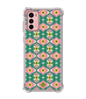 Funda Antigolpe [ Motorola Moto G42 ] Dibujos Retro [ Tercer Ojo - Caleidoscopio ] Esquina Reforzada Silicona 1.5mm