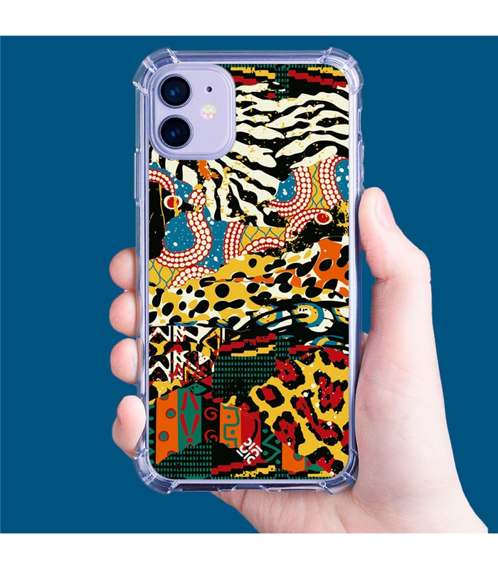 Funda Antigolpe [ Motorola Moto G42 ] Dibujo Tendencias [ Pieles de Animales y Telas ] Esquina Reforzada Silicona 