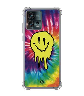 Funda Antigolpe [ Motorola Edge 30 Fusion ] Dibujo Tendencias [ Sonrisa Smile Swirl Abstracto ] Esquina Reforzada 