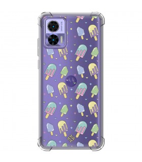 Funda Antigolpe [ Motorola Edge 30 Neo ] Dibujo Auténtico [ Polos ] Esquina Reforzada Silicona 1.5mm Transparente